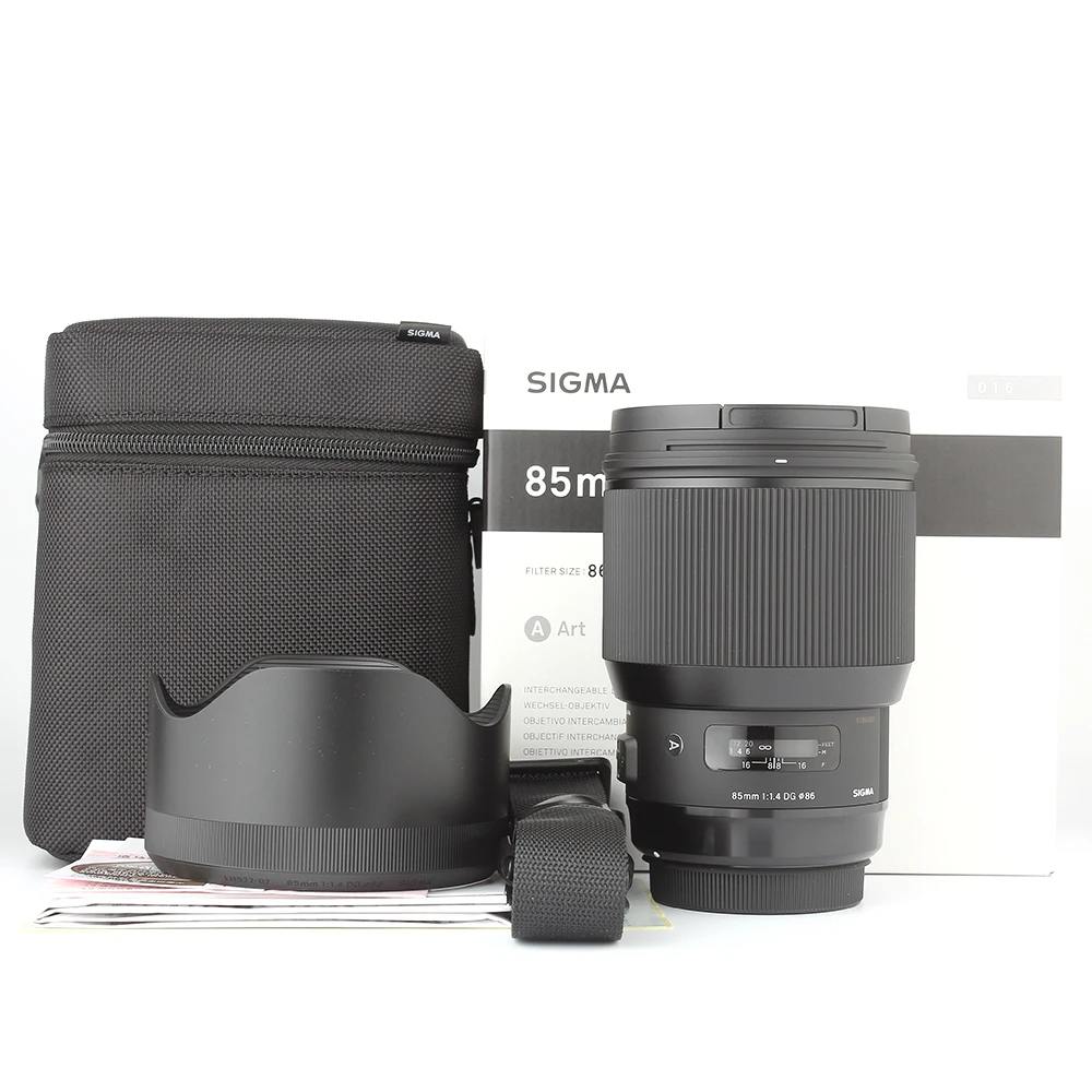 Sigma 85mm F1.4 DG HSM Art Lens Full Frame 85mm F1.4 Prime Lens For Canon Mount or Nikon Mount or Sony E Mount