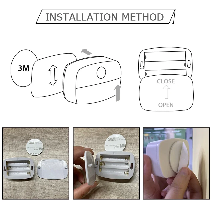 Motion Detektor Nachtlicht EU Stecker In 220V Wand Lampe Mini Drahtlose Nachtlicht Schlafzimmer Schrank Küche Wc Treppen licht