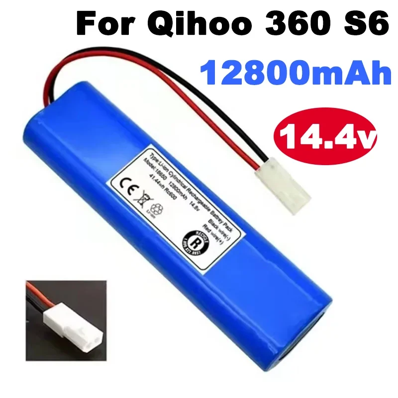 

14.4V 12800mAh 100% New Original Battery Pack Used for The Qihoo 360 S6 Robot Vacuum Cleaner of Components