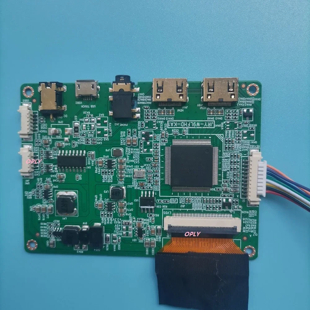 For B140RW01 V0/V1/V2 1600x900 14" LED Panel LCD Controller Board 2 Mini HDMI-compatible Metal Case Ultra-thin Panel Back Cover