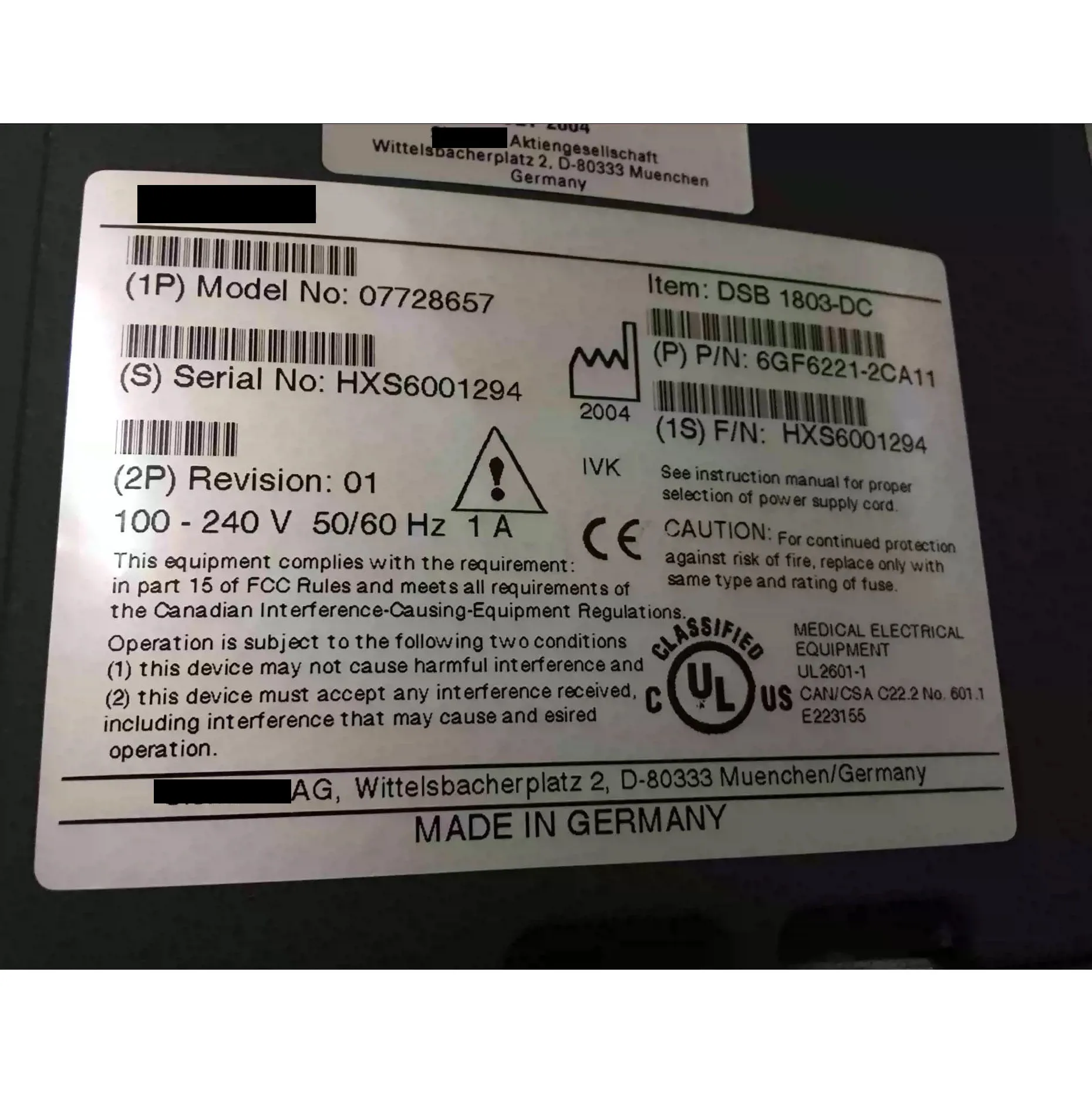 6GF6221-2CA11 System screen   With warranty