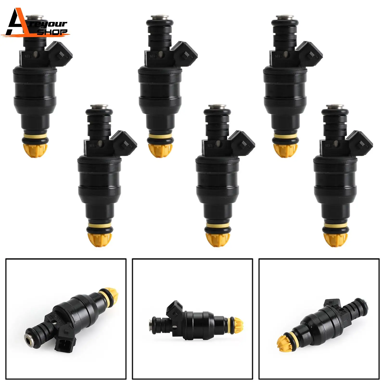 Areyourshop 6PCS Fuel Injectors Fit For Fairlane Fairmont LTD Falcon 3.9L 4.0L 0280150790 Car Auto Parts