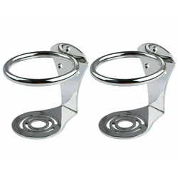 Stainless Steel Polishing Ring for Boat and Marine Yacht, Cup Drink Holder, High Quality, 2 PCs
