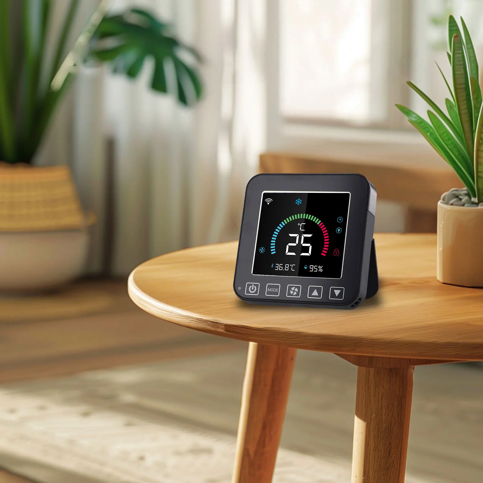 Black WiFi Intelligent Controller Real-time Monitoring Scheduled Task Settings Address Fence Support For Real-time Monitoring