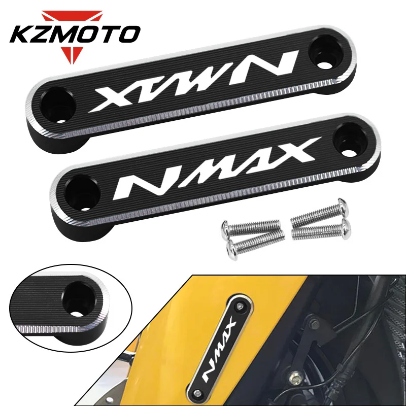 

Motorcycle CNC Front Axle Coper Plate Decorative Cover Accessories Fits For N-MAX 155 NMAX155 Nmax 155 N MAX 155 2017-2024 2023