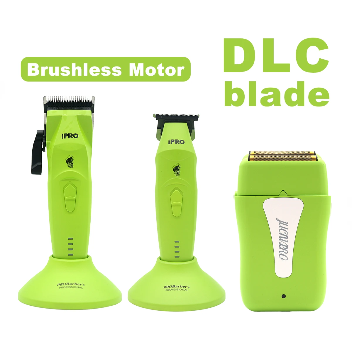 

Профессиональный комплект машин для стрижки волос, бесщеточный двигатель, лезвие DLC, 10000 об/мин, машина для стрижки волос, мужская профессиональная парикмахерская