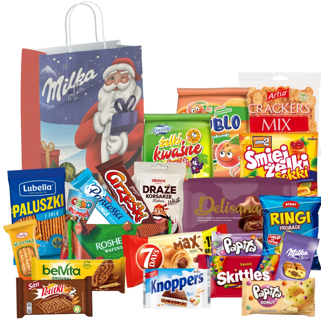 ZESTAW PREZENTOWY dla dzieci Mikołajki Święta słodycze i przekąski