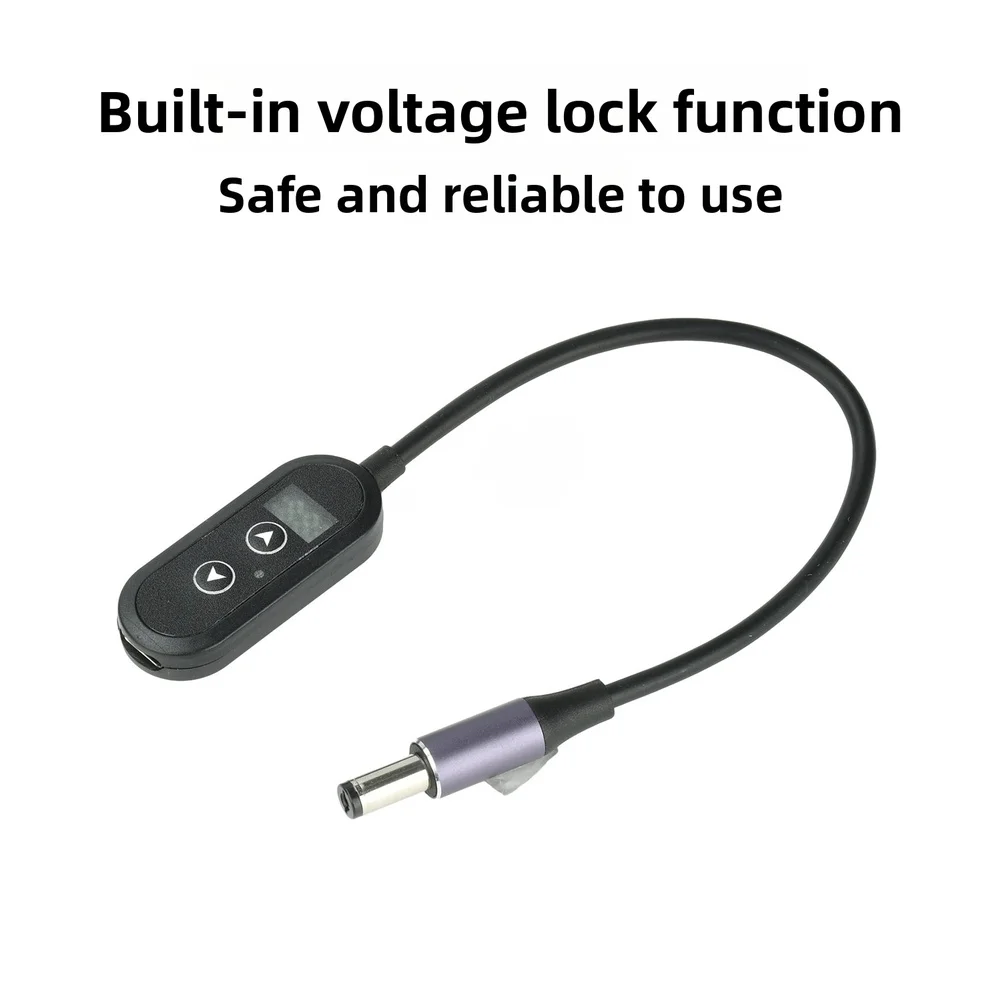 140W Adjustable Voltage PD- Trigger Cable With Memory Function For Type C To DC 5.5mm Power Supply Cord For Router Fan LED Light