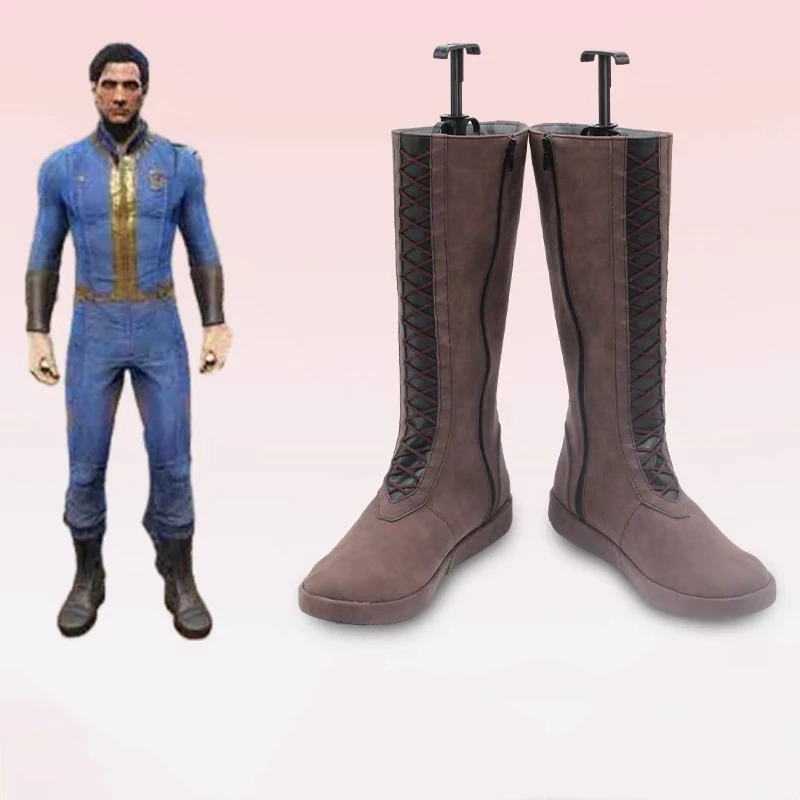 

Осенние ботинки для косплея Cos Out 4, выживленный номер. 111 Vault 76 Мужчины Женщины Хэллоуин Карнавальная обувь для ролевых игр