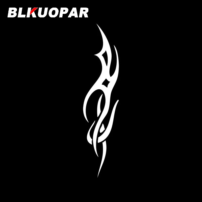 BLKUOPAR Tribal Fire Car Stickers Vinyl Creative JDM Die-cut Waterproof Scratch-Proof Air Conditioner Decoration Car Accessories