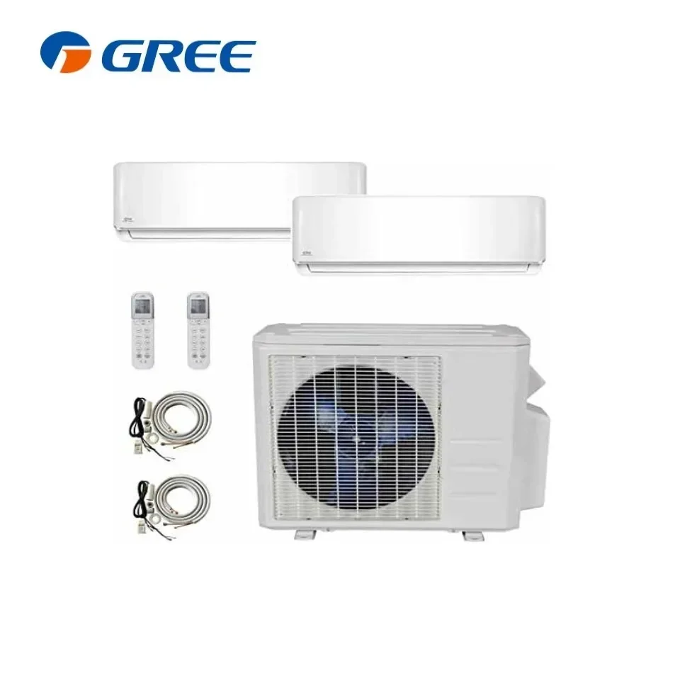 GREE 12000 18000 24000 36000 Btu R410a Refrigerant 50hz 60hz Inverter Mini Split Air Conditioner