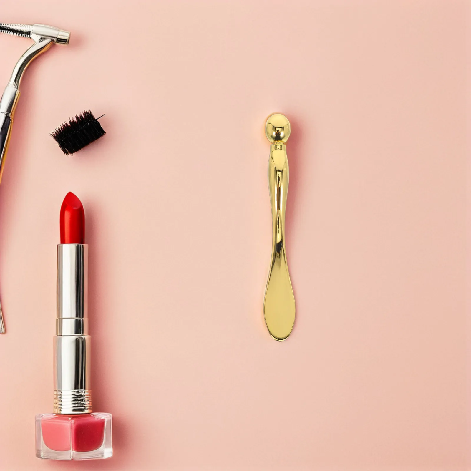 

5Pcs Eye Cream Massage Stick Metal Zinc Alloy Under Eye Roller Face Cream Spoon Portable Beauty Tool for Spa Skin Care