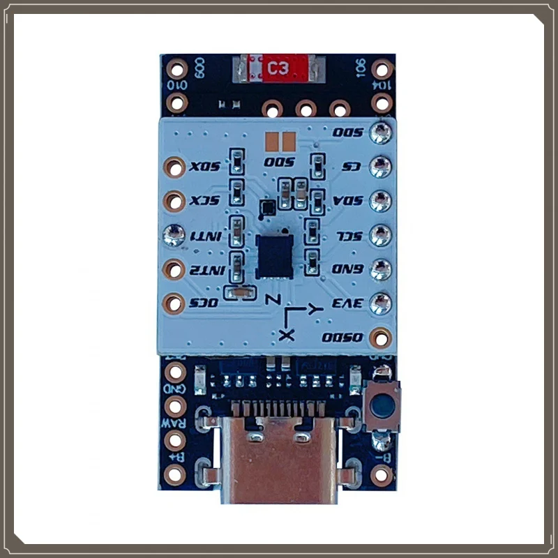ProMicro NRF52840 SmolSlime Module 6-Axis Sensor SPI I2C Communication Protocol