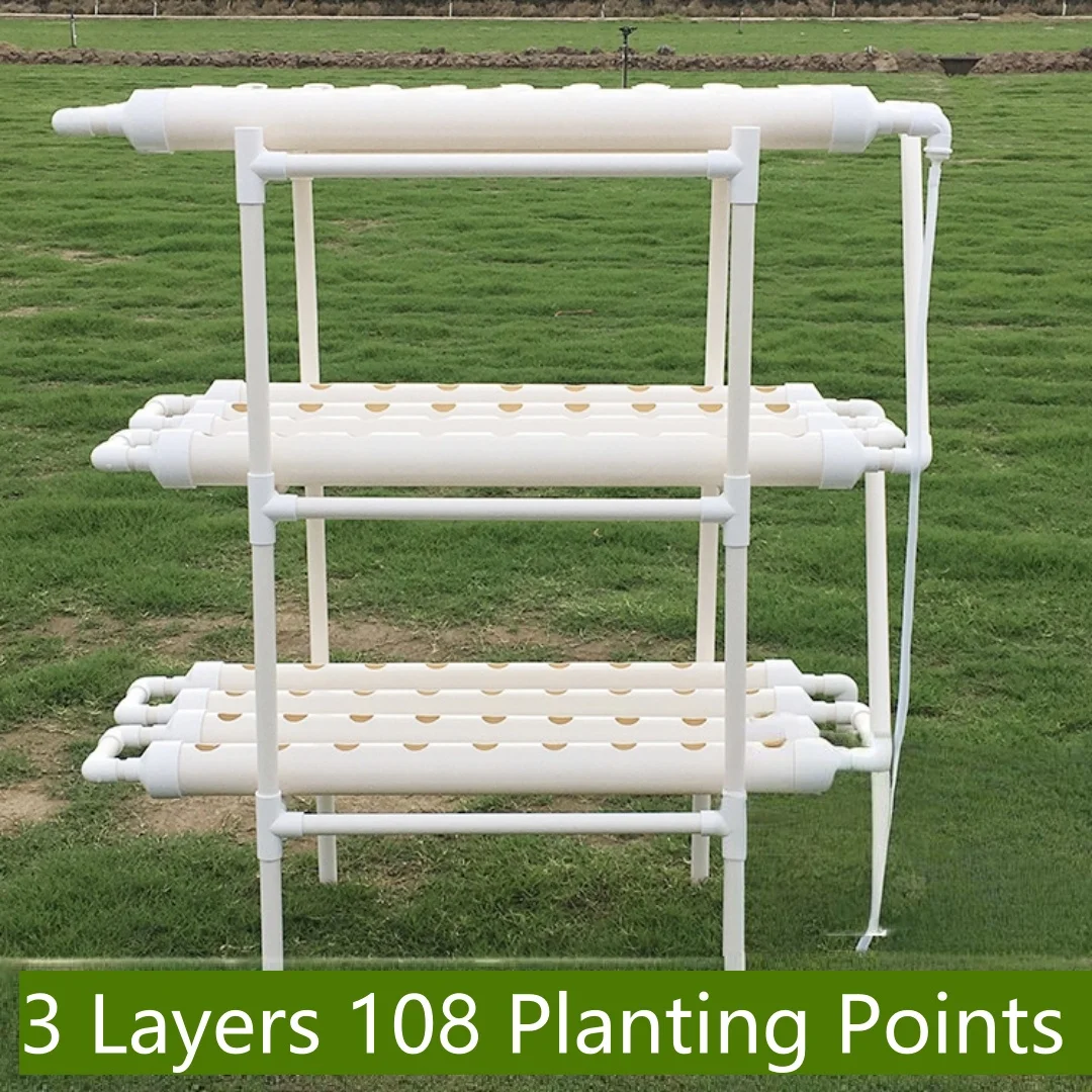 Food-grade hydroponic grow kit soilless cultivation 108 planting points for garden Vegetable Tool