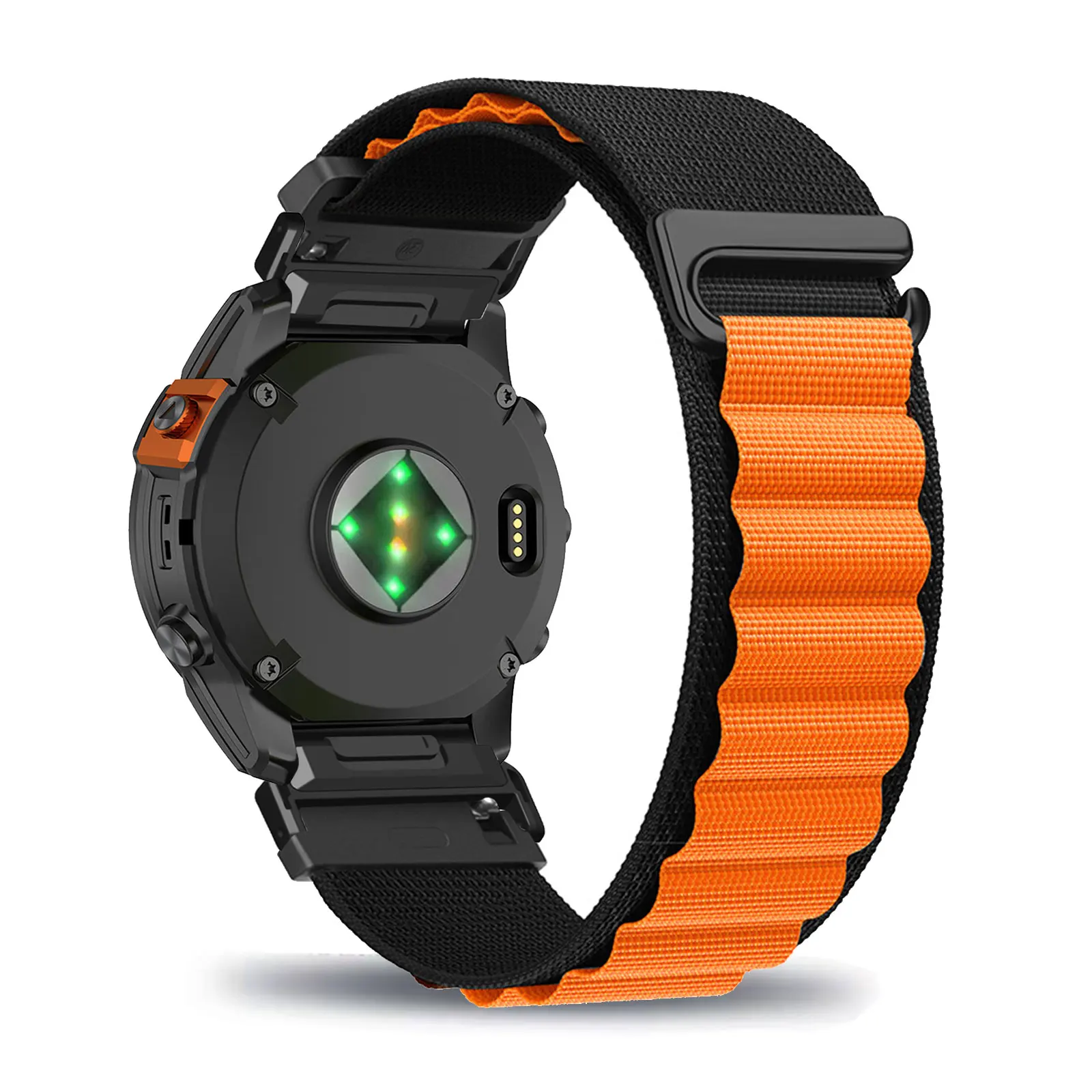 

C-Type Buckle Bands for Garmin Fenix 6X/6X Pro/6X Sapphire/6X Solar/5X/5X Plus/8 51mm/D2 Delta PX Band, Nylon Breathable Strap