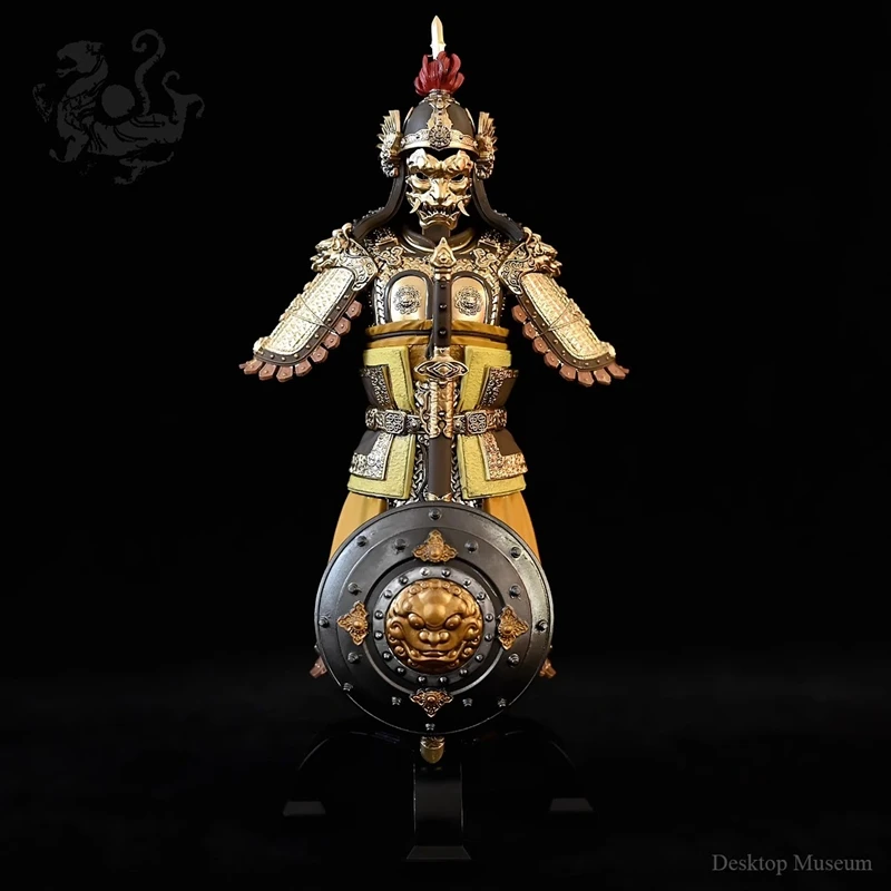 

15CM Ancient Chinese General's Armor Desktop Decoration Resin Craft home ornament