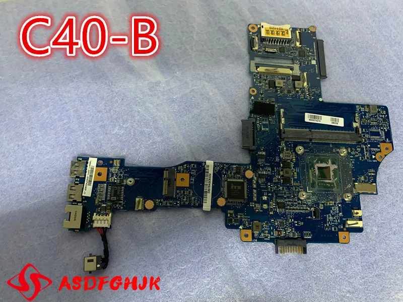 

Used NEW H000074210 CA10BM MAINBOARD FOR TOSHIBA Satellite C40-B LAPTOP MOTHERBOARD WITH N2830 CPU