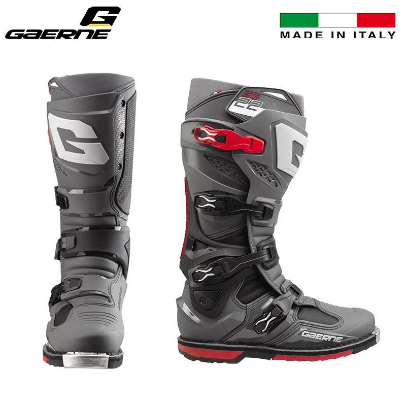 Waterproof Gaerne G22 Off-road Motorcycle Boots with Anti-Slip Activity Shaft and Liner Protection