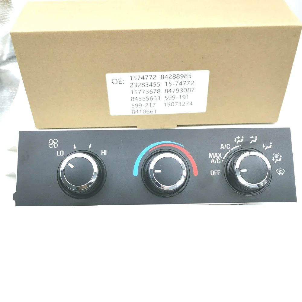 

A/C Heater HVAC Control Switch for Chevy Express GMC Savana 1500 08-14 Part Numbers 1574772 84288985 23283455 15773678