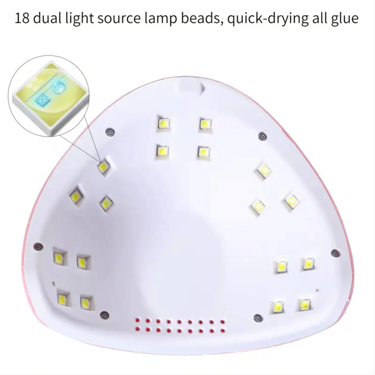 Rechargeable Professional UV 54W Nail Dryer Lamp for All Gels, USB UV LED Lamps