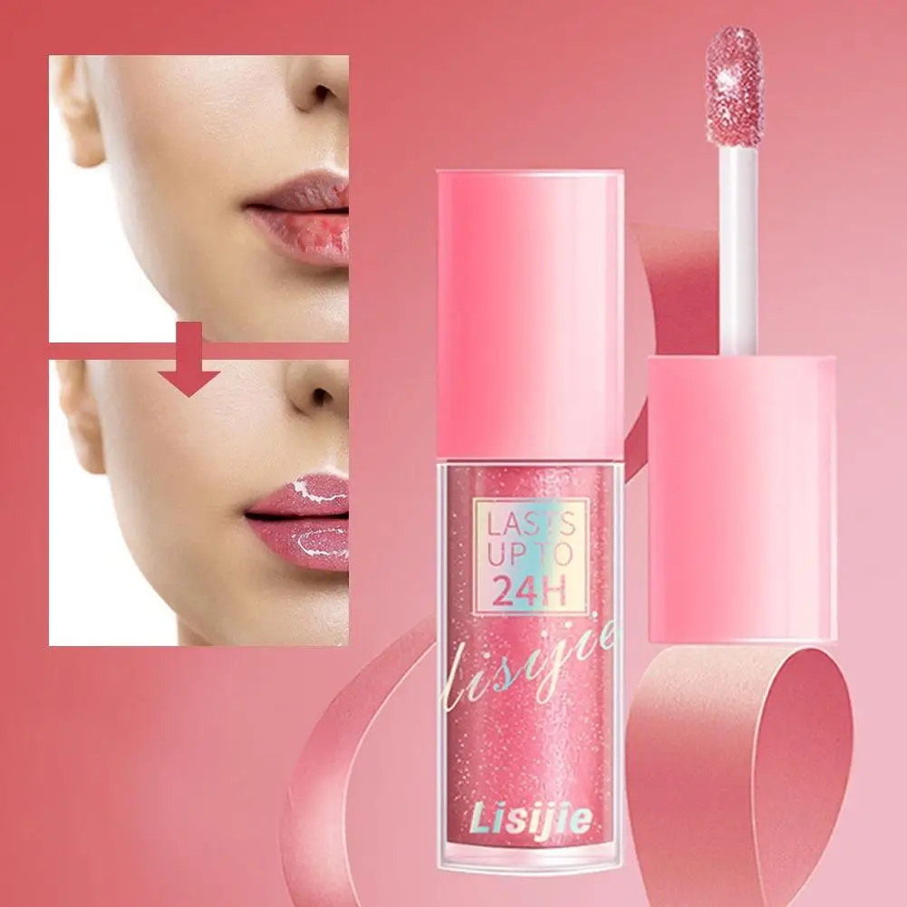 Błyszczyk do ust z efektem eksplozji brokatu, mocno połyskujący, długotrwały, nieblaknący kolor, lekka, nawilżająca tekstura.