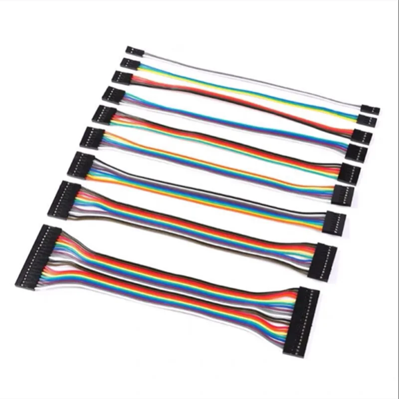 

10Pcs 2.54MM Pitch Dupont Line Female / Male 2P 3P 4P 5P 6 7 8 10 12 Pin Dupont Cable Connector Jumper Cable Wire 10Cm/20Cm/30Cm