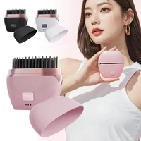 Mini Plancha de Pelo, Plancha de Pelo Inalámbrica Recargable, Cepillo Alisador de Pelo Portátil, Carcasa Anti-quemaduras, Ligera, para Viajes, Regalo