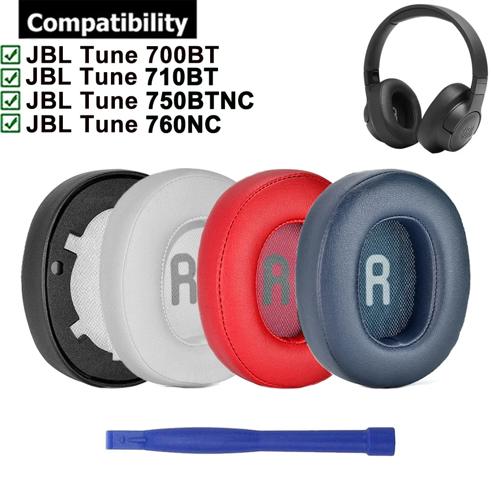 1 par de almofadas de espuma macia para fones de ouvido JBL Tune 700BT 710BT 760NC 750BTNC