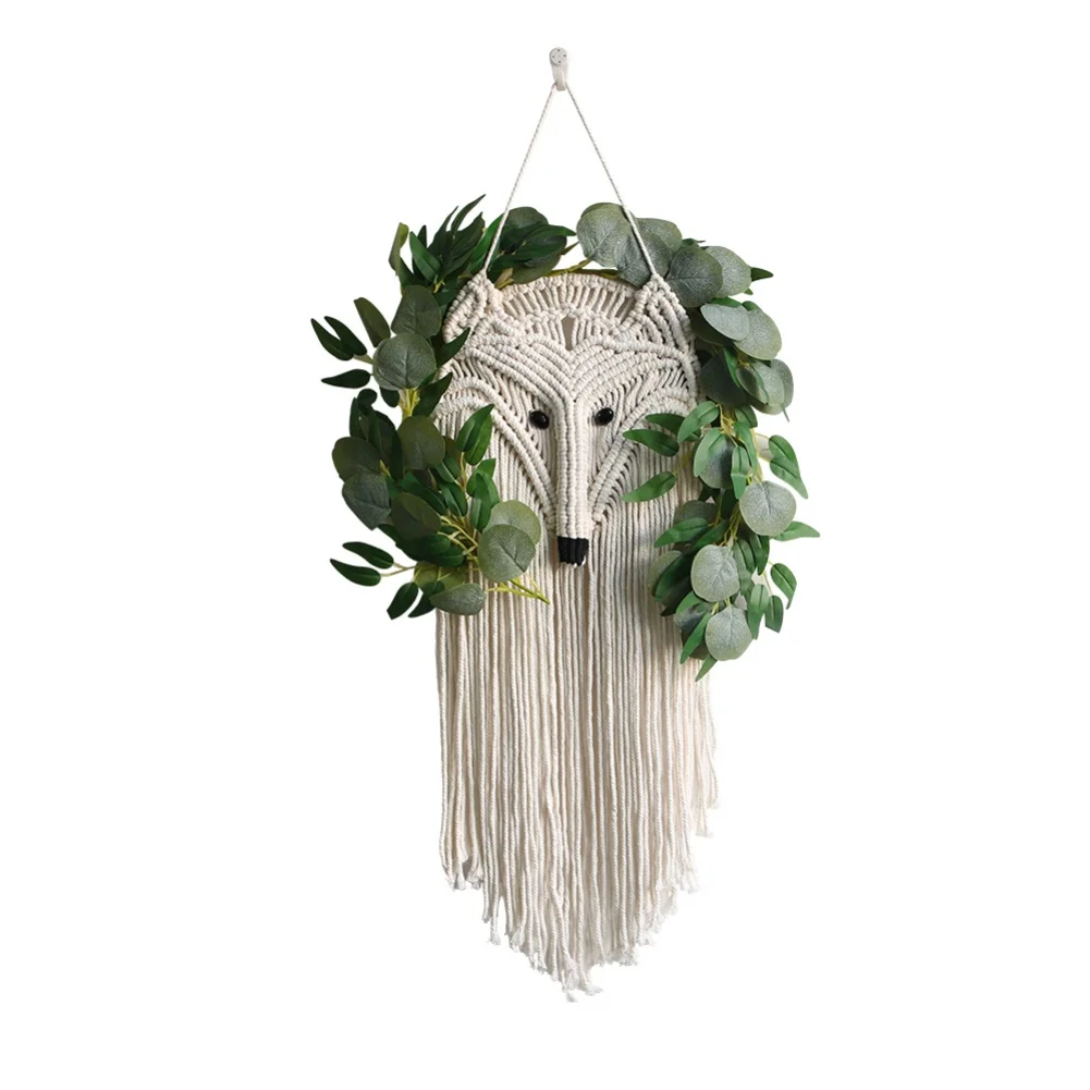 

Boho Style Macrame Wall Hanging Tapestry Made from Linen Handmade for Stylish For Home and Event Wall Decoration