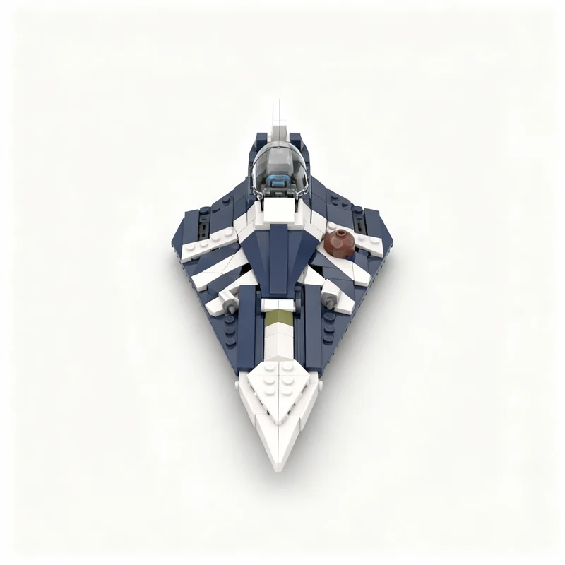 326pcs MOC Plo Koon S Delta 7 Starfighter Star Battle Model Building Blocks Architecture Creative DIY Idea Christmas Gift Toys