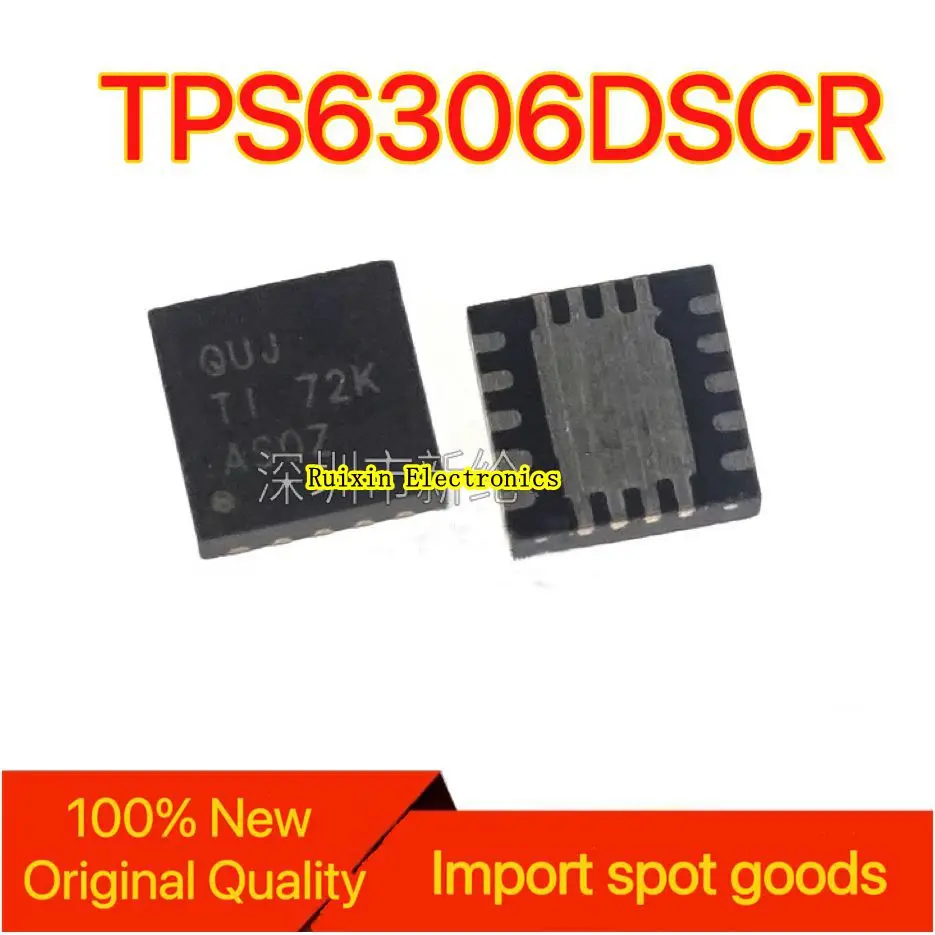 【5PCS】Original genuine TPS63060DSCR packaged SON-10 silk screen QUJ switch regulator IC chip