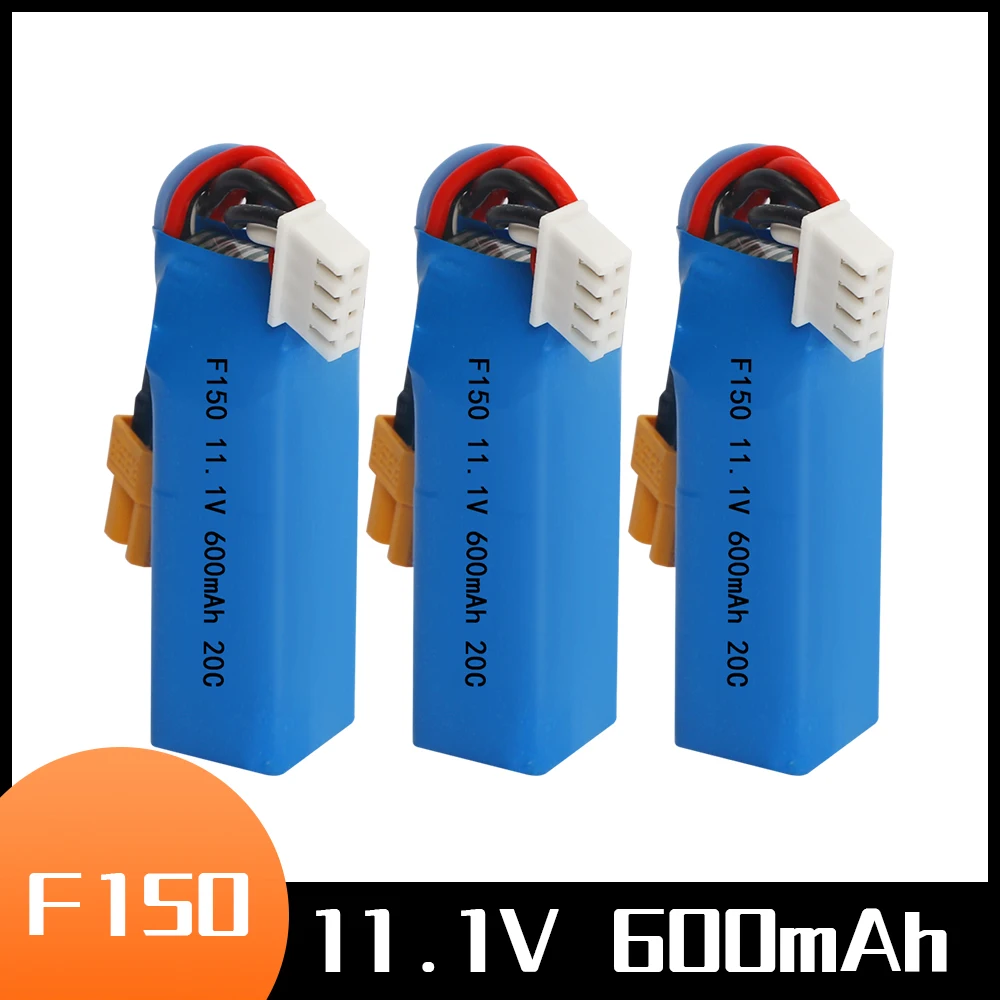 11.1V 600mAh 3S Lipo Battery with XT30 Plug for YUXIANG F150 RC Helicopter 3S 20C Battery and Charger suits Accessories