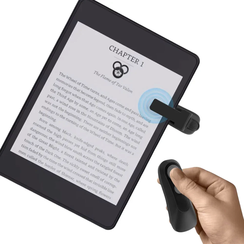 

RF Remote Control Page Turner Camera Video Recording Remote Triggers Page Turner for Kindle Accessories
