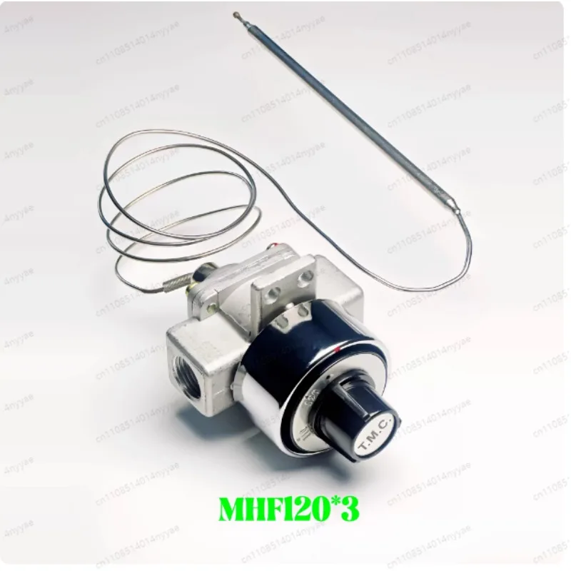 PSR Gas Fryer Temperature Control Valve, 160-220°C Thermostatic Regulator for Commercial Kitchen Equipment