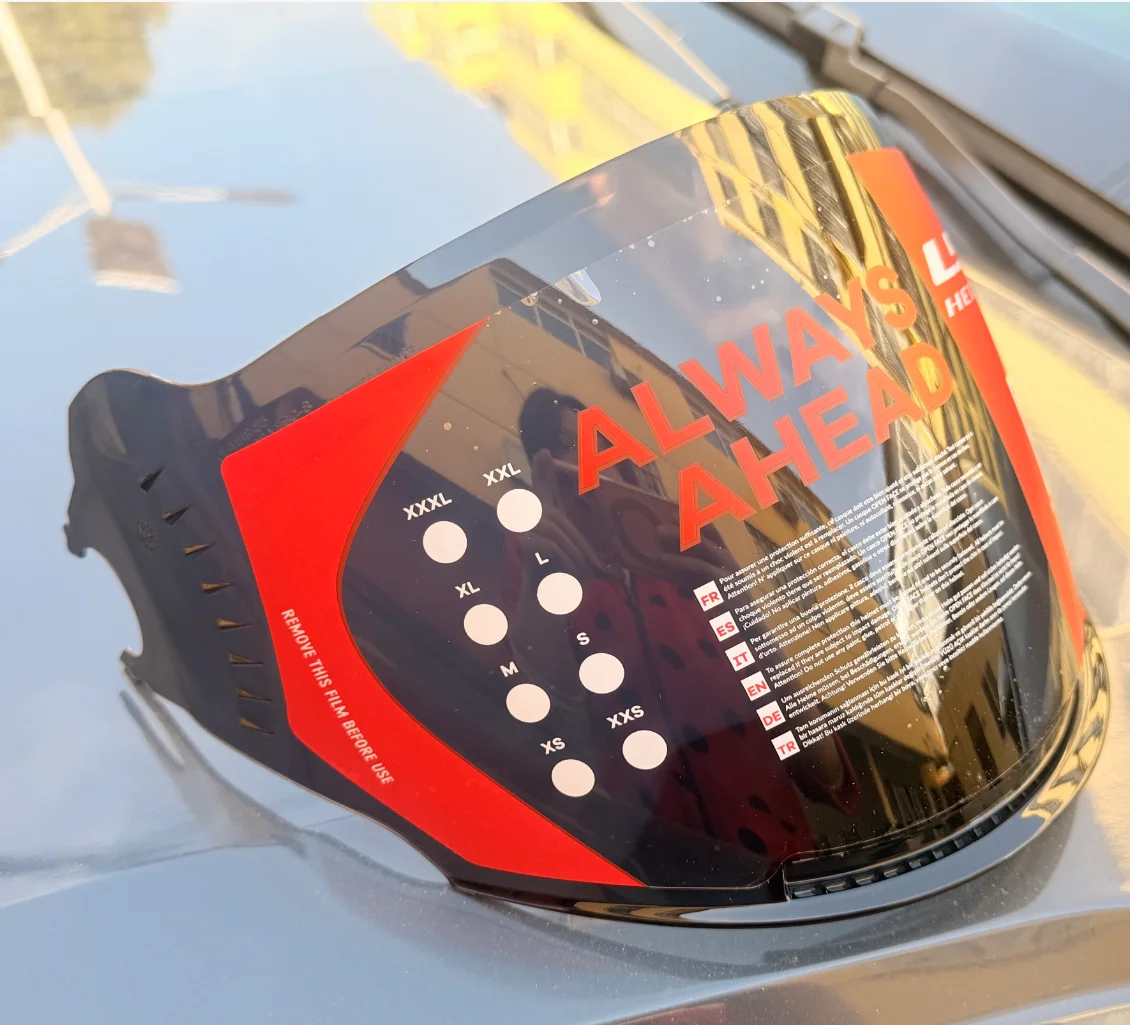 Helmet Visors for LS2 VERSO OF570 Visor Retro Motorcycle Half Helmet Lens RIDE SAFE RIDE WITH Lentes Para Casco De Moto