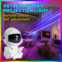 Starry Sky Galaxy Light Astronaut Projector Colorful Starry Sky Projector Night Light Projection Lamp With Remote Control