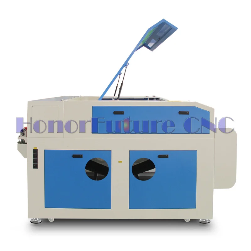 Cortadora láser Co2 de alimentación automática de alta resistencia personalizable 80W 130W 1610 cortador láser textil de tela para no metal