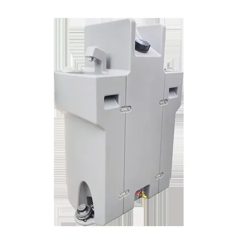 Large Capacity Portable Hand Wash Station Plastic Outdoor Handwashing Sink for Job Sites Food Catering Emergency Hygiene Use