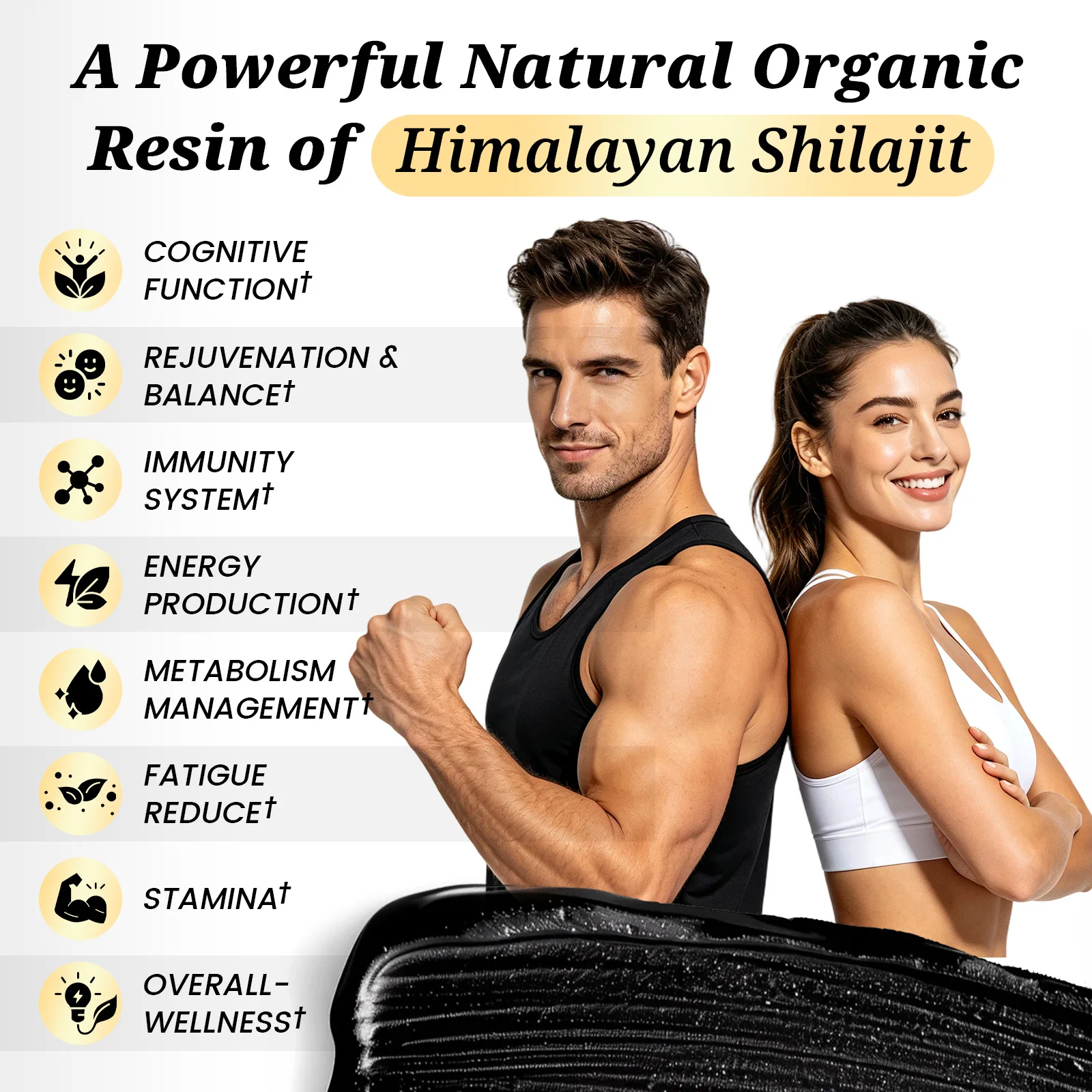 Mulittea อาหารเสริมแร่ Shilaji - Shilajit Resin Pure บทวิจารณ์และราคา