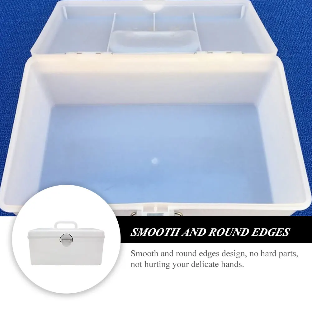 

Mahjong Box Large Capacity Plastic Material Smooth Edges Household Mahjong Organizer Portable Storage Case Home Use Organizer
