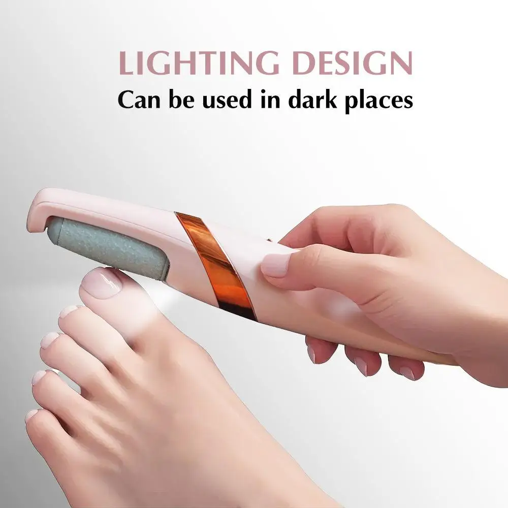 Electric Foot Callus Remover, Rechargeable Portable Waterproof Foot File, Professional Pedicure Tool for Smooth Feet, Nail