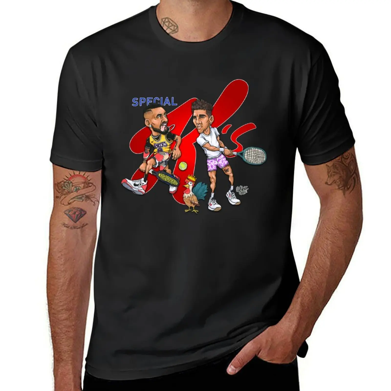 

Special K's - Nick Kyrgios & Thanasi Kokkinakis Classic T-Shirt plus sizes tops plus size tops vintage fitted t shirts for men