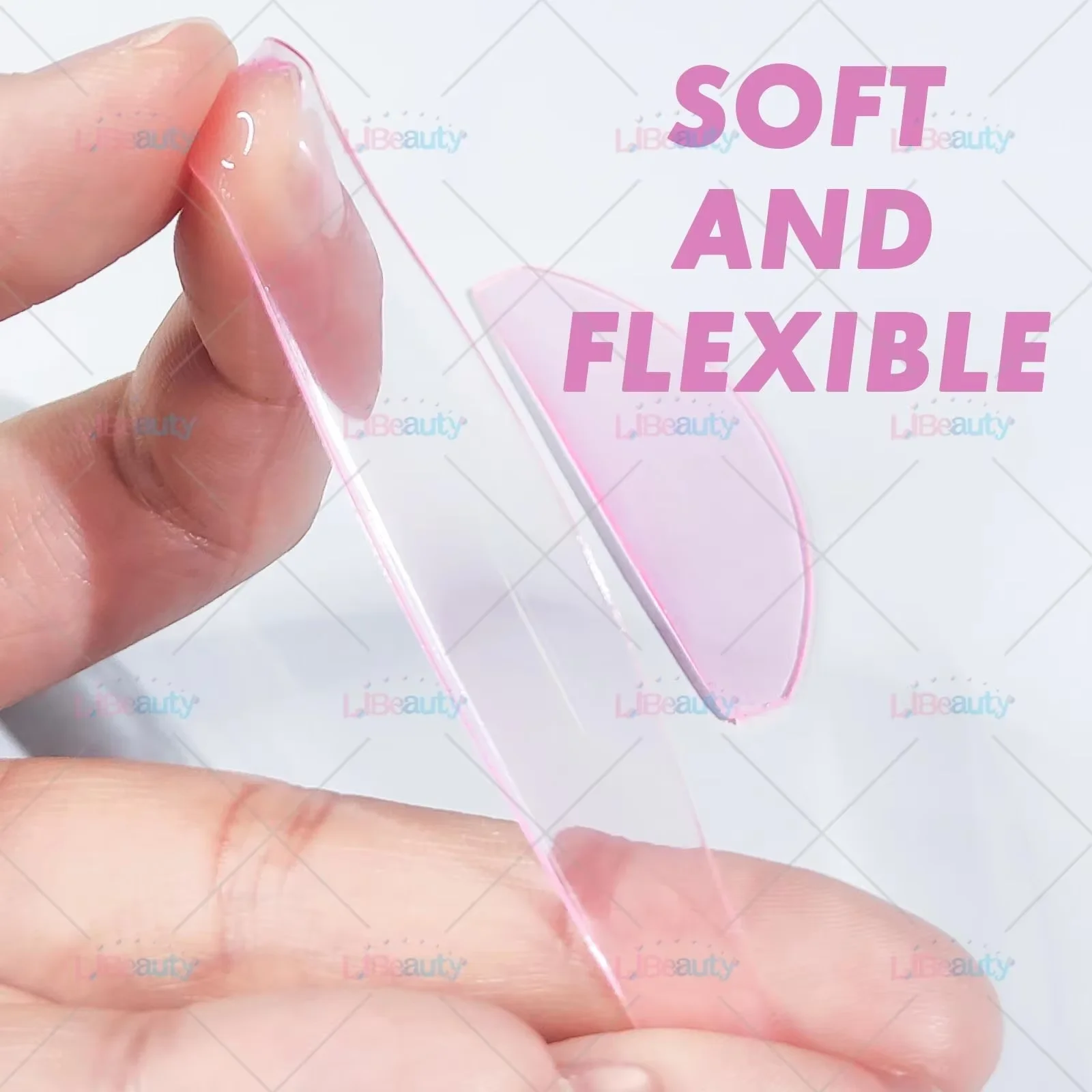 Libeauty 1 Pair Lash Softening Pads Silicone Eyelash Perm Pads Lashes Rods Shield Lifting Eyelash Accessories Makeup Tools