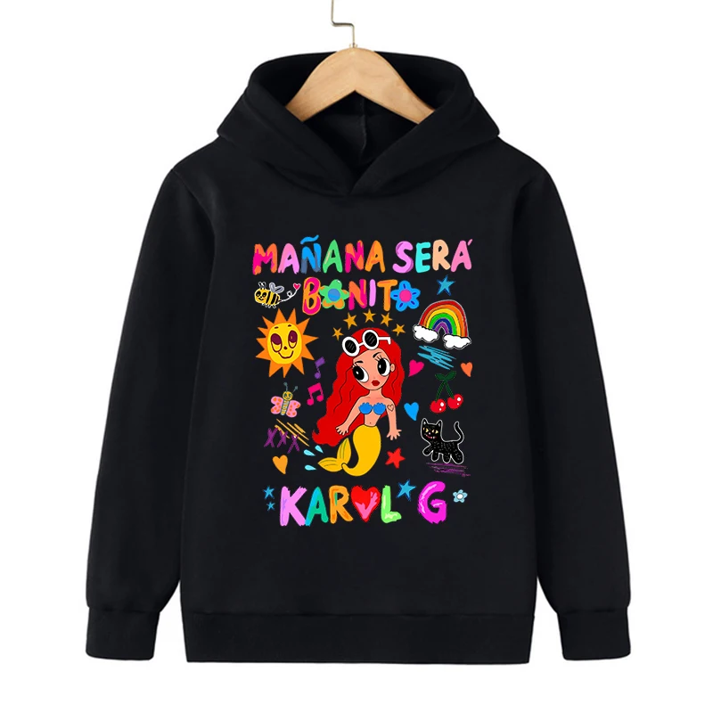 

Cute Manana Sera Bonito Karol G Bichot Kid Hoodies Children Sweatshirts Kids Clothes Hoodie Boys Girls Baby Tops Sweatshirt