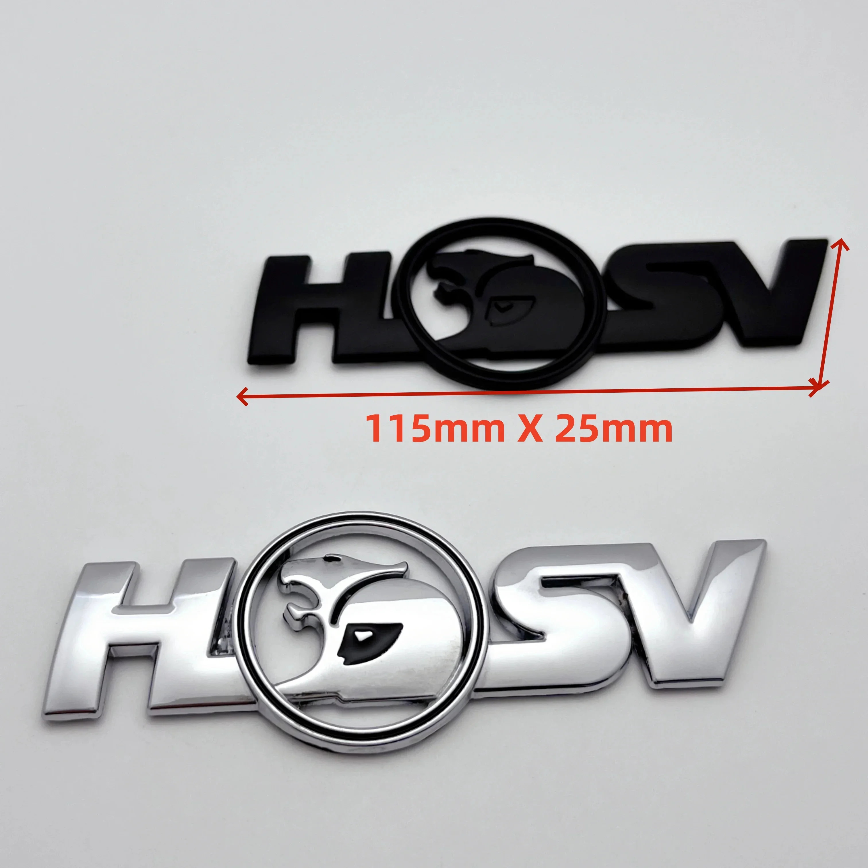

New 1Pcs Black/Silver 3D HSV Metal Lion Head Sticker For Regal KaityuK Boulevard Holden Lion Refit Rear Tail Trunk Accessories