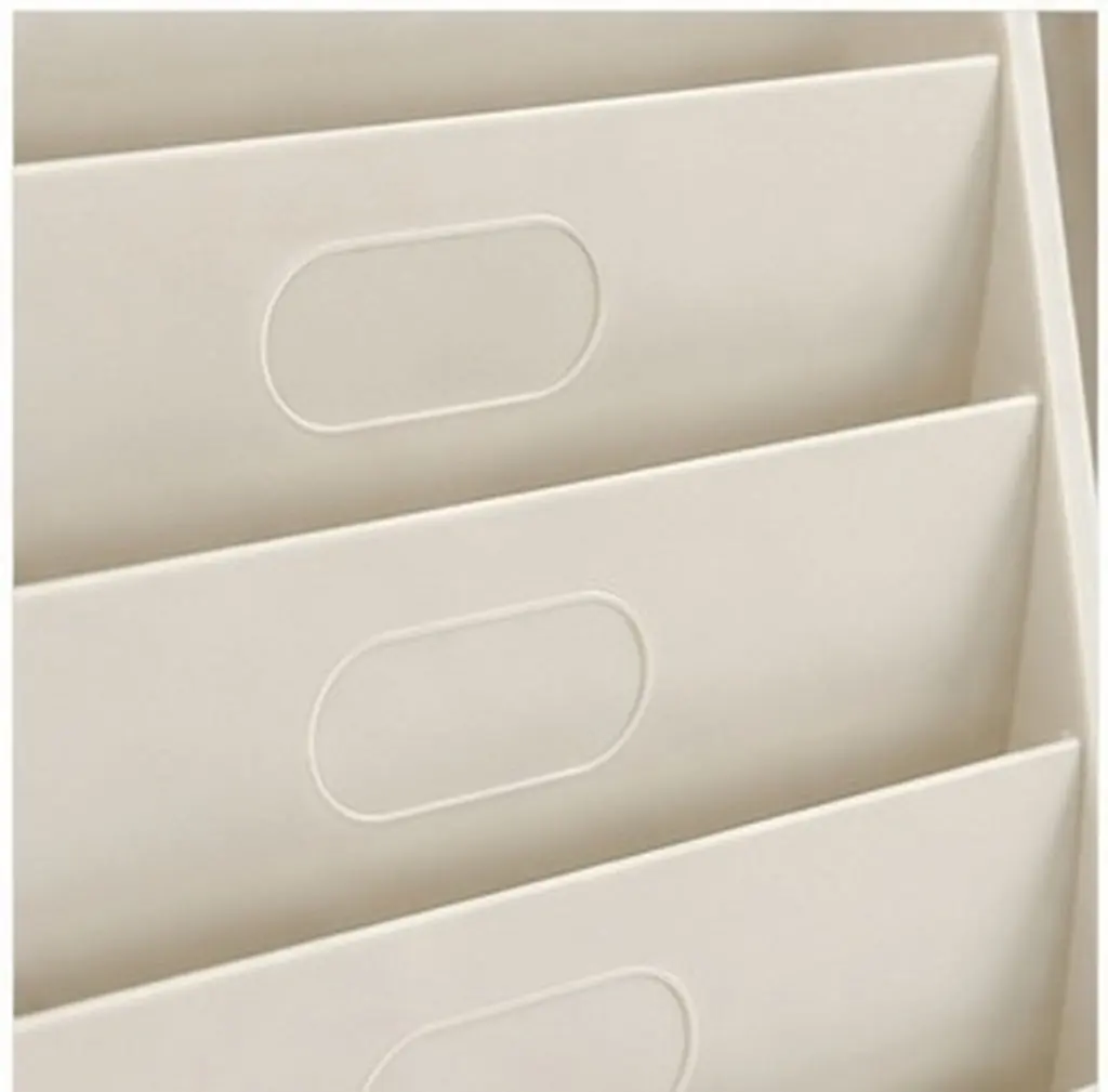 24 Slot Wall Card Organizer Plastic Time Card Holder Wall Mounted Rack for Attendance Payroll Key Cards Office Factory