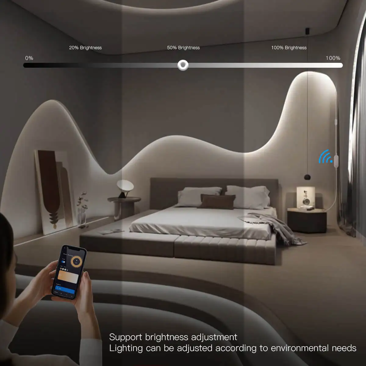 Zigbee Smart COB Neon Strip Light 320LEDs/M High Bright With USB 5V Zigbee Controller Alexa Google Home APP Voice Control