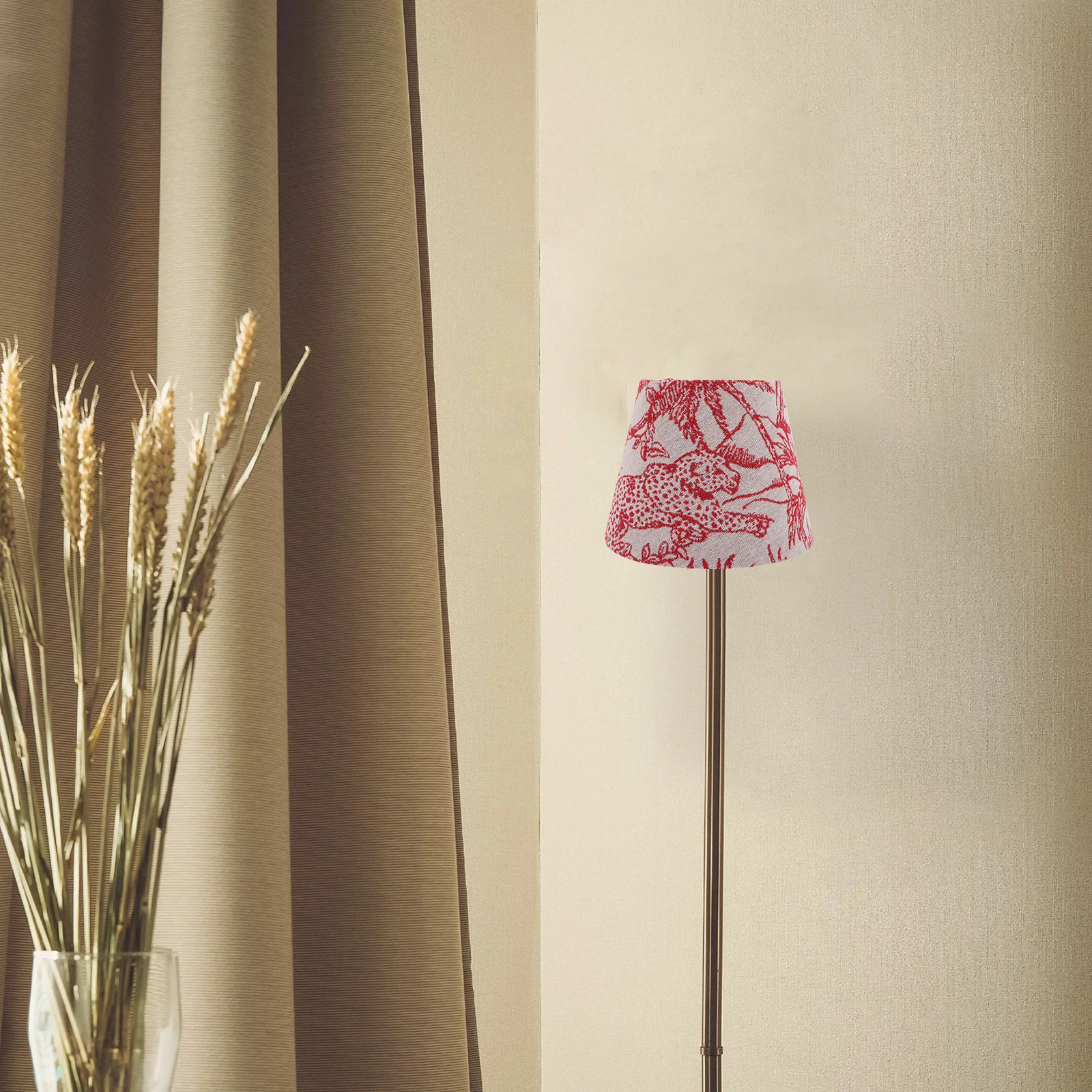 

E27 E14 Embroidered Lampshade Pattern Table Hanging Light Cover Iron Lampshades Warm Atmosphere Bedroom