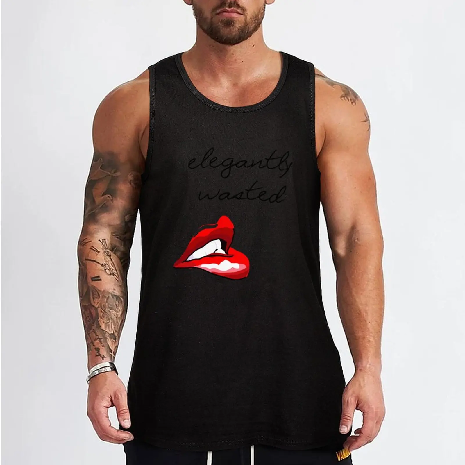 Elegantly Wasted Essential Tank Top gym shirts T-shirt male summer clothes for men sleeveless jackets