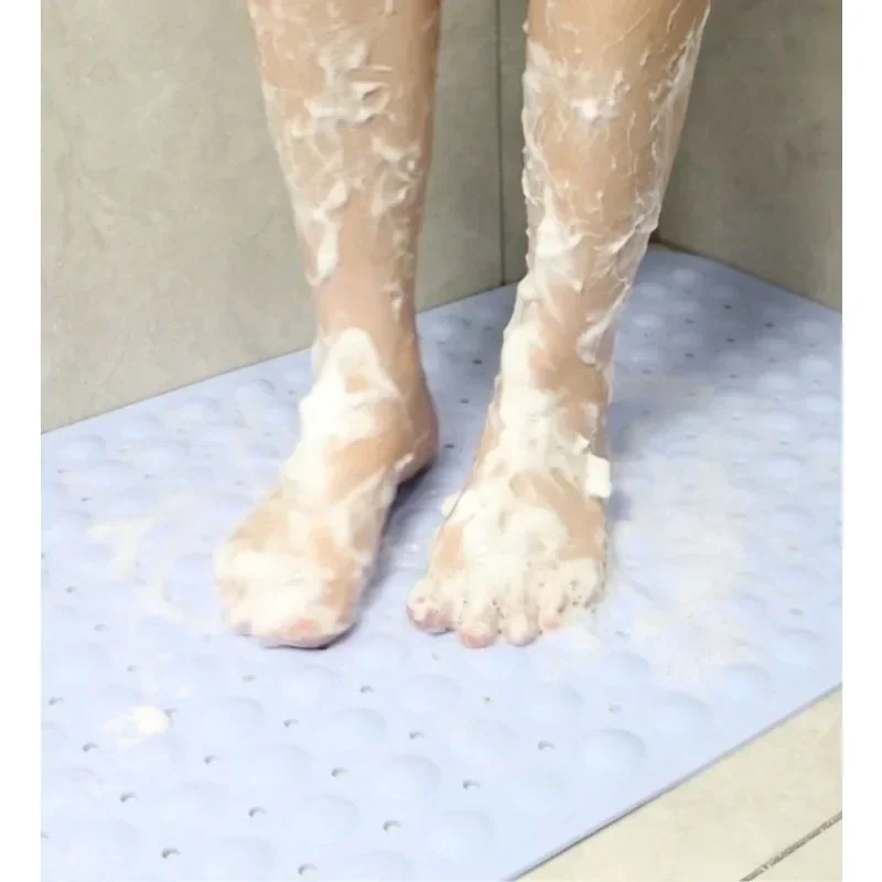 Polymères de bain coordonnants, 36x71cm, ventouse, sécurité, douche, tapis de baignoire, HOFloor, PVC, imperméable, coussin de pied de massage,